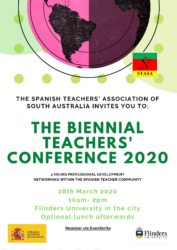 Read more about the article CANCELLED: 28 March: Teachers Conference 2020